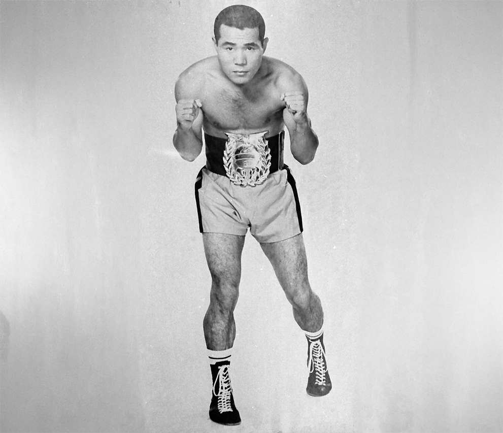 必殺パンチャーとして鳴らした現役時代のライオン古山