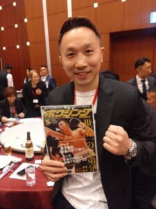 12.２階級制覇の粟生隆寛さん　