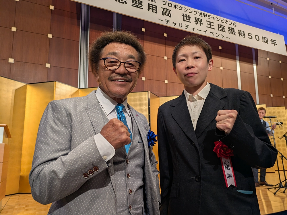 今年の主役となった具志堅用高さん。10月には郷里沖縄で改めて世界奪取50周年の記念興行が予定されている