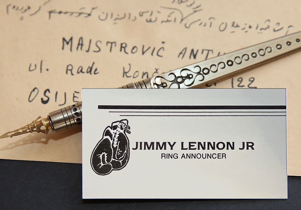 ジミー・レノン・ジュニアの名刺